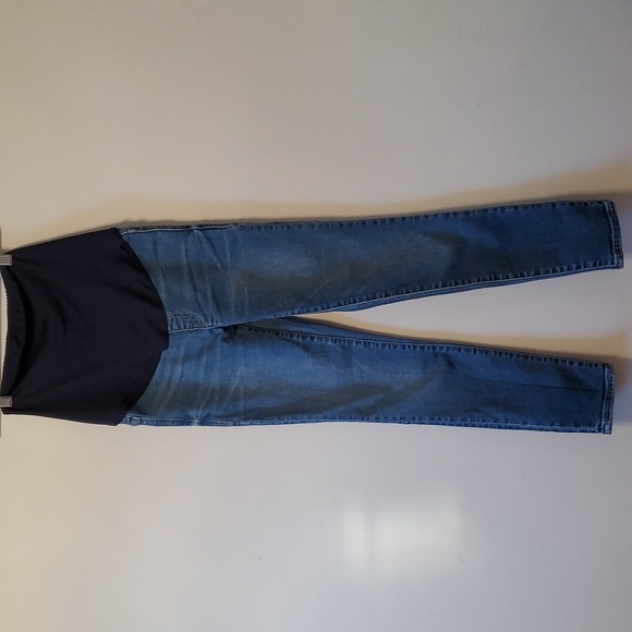 Madewell Maternity Over-the-Belly Skinny Crop Jeans - Picture 4 of 14